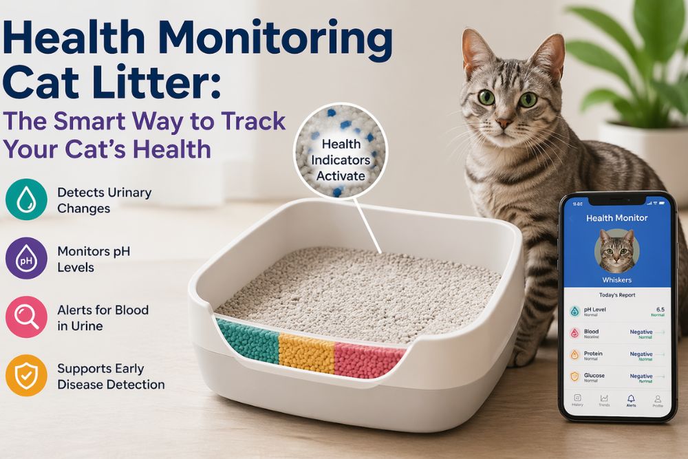 health monitoring cat litter