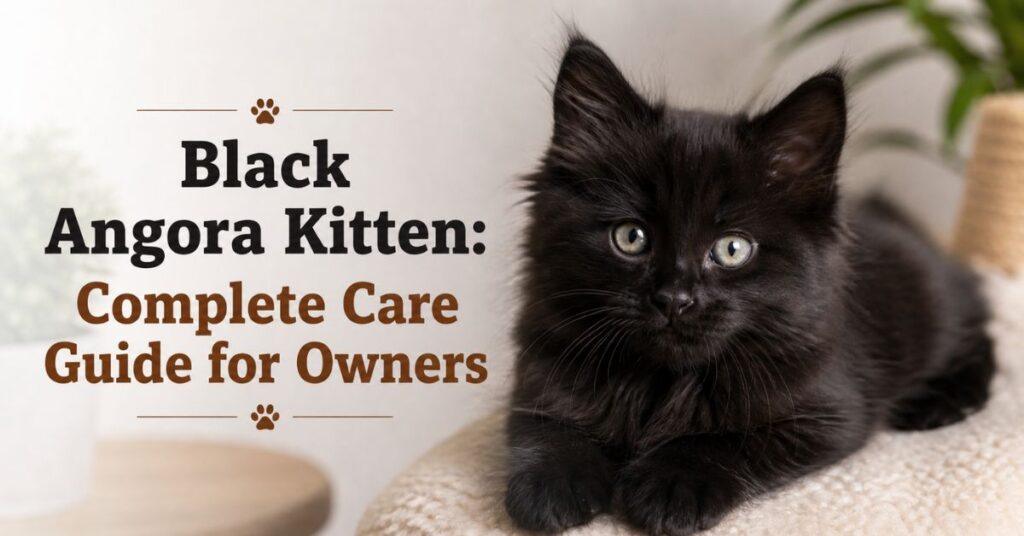 black angora kitten