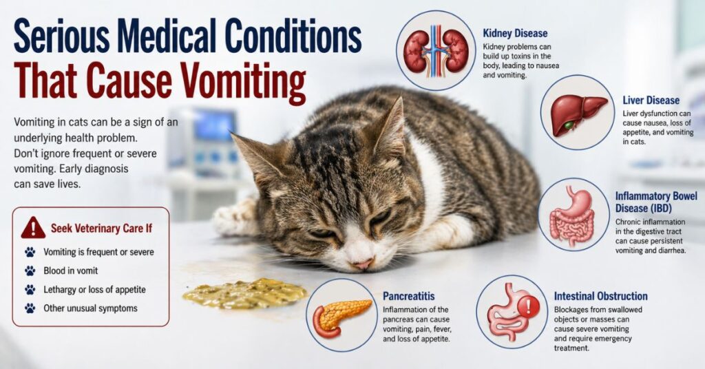 cat vomiting reasons