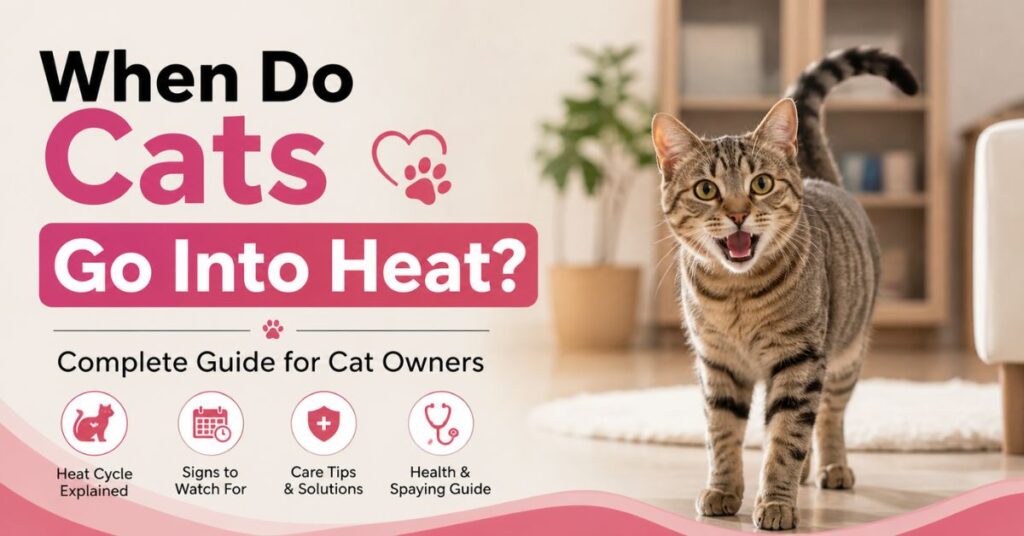 when do cats go into heat