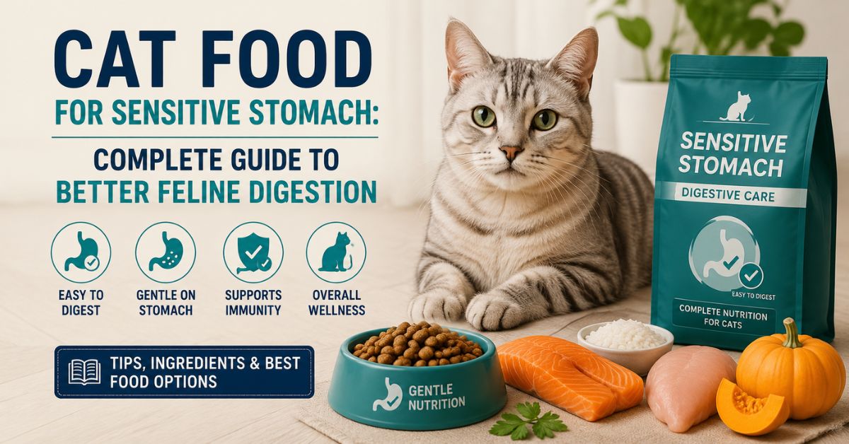 Cat Food for Sensitive Stomach: Complete Guide to Better Feline Digestion
